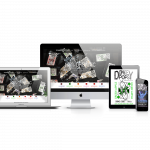 Donkey Pops responsive web design mock up. Web design and labeling created by Drift2 Solutions