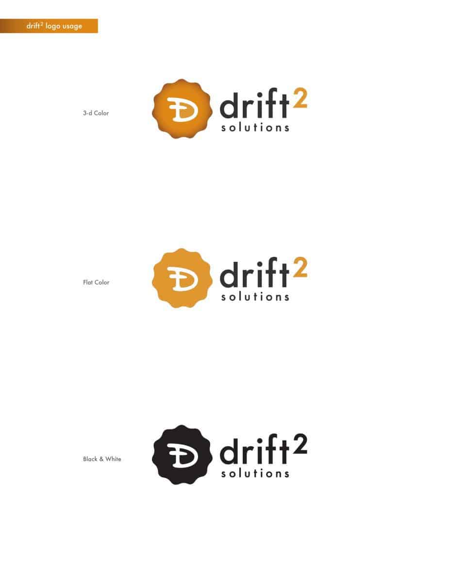 D2 Solutions Logo Style Options for logo design