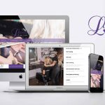 Lavish Hair Studio's Website Design