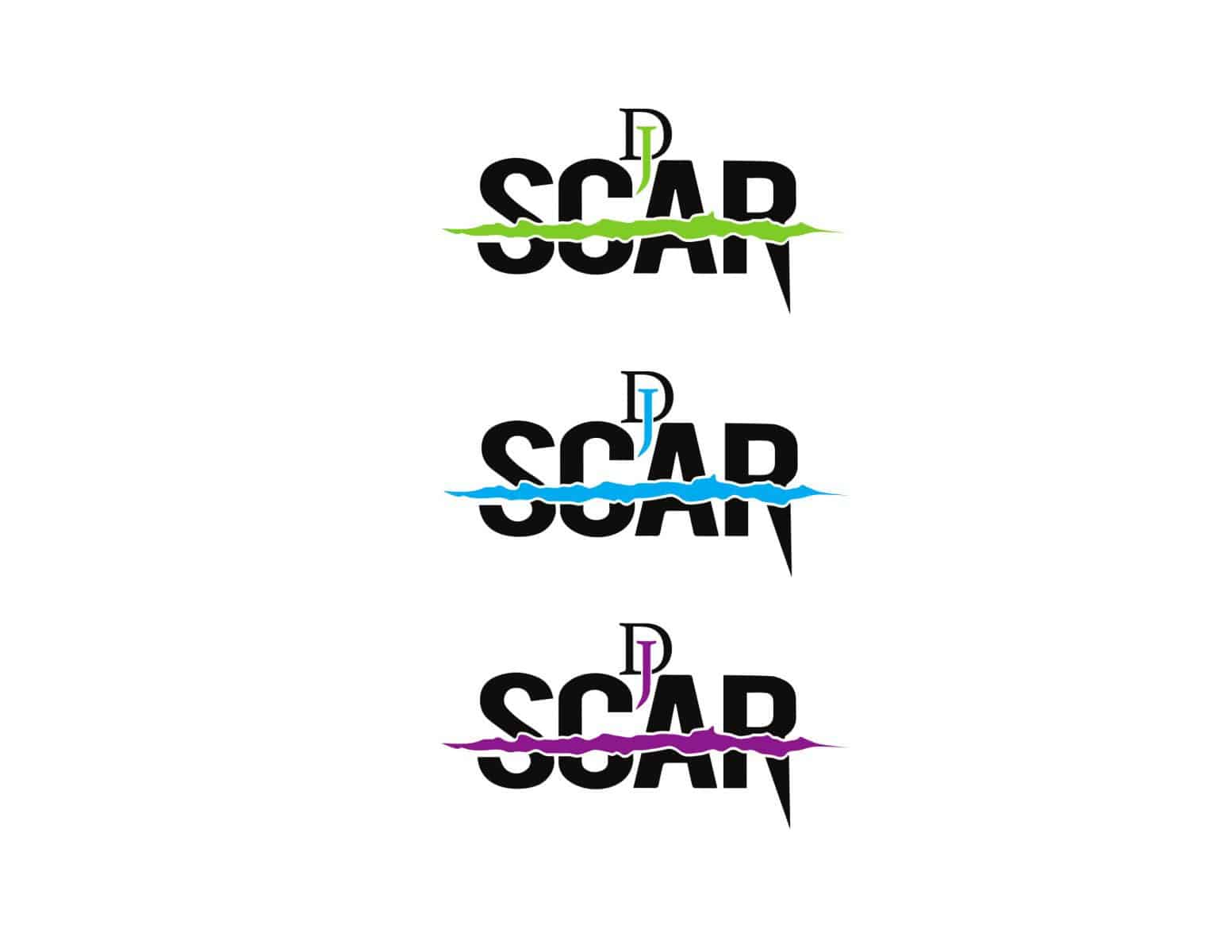 Logo design style options DJ Scar