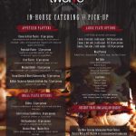 Twelve Whiskey & BBQ Catering Menu Design