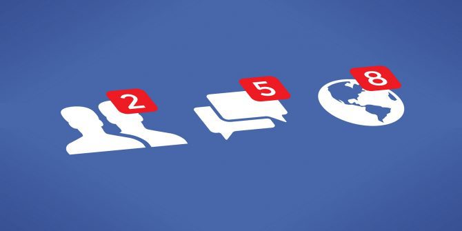 Facebook notifications show good contextual UI Design